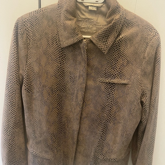 Peter Nygard leather jacket Size 12 - Picture 1 of 9